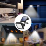 BENMA Solarleuchte mit Bewegungsmelder 56 LEDs – IP65 Aussenwandleuchte 5m Kabel – Bild 6