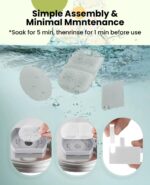 oneisall 8er-Pack Ersatzfilter für 7L Hundebrunnen – Aktivkohle-Filtersystem für Hunde & Katzen – Bild 5