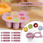 JEXFUN Fruchtsauger Baby 3er-Set – Zahnungshilfe & Obstschnuller ab 6 Monaten, BPA-frei – Bild 4