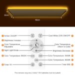 slochi LED Deckenleuchte 58cm 32W 3000lm – Dimmbar mit 1800K Nachtlicht & Fernbedienung – Bild 3