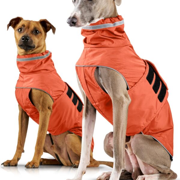 ZAUBERPFOTE® Hunderegenmantel London – Wasserdicht mit YKK® Reisssverschluss für alle Hundegrossen