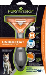 Furminator deShedding-Tool Grösse M Kurzhaar – Unterfellbürste für mittelgrosse Hunde – Bild 9