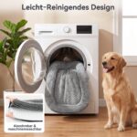 Pawk Orthopädisches Hundebett 89x63cm Mittelgrosse Hunde – Memory Foam mit 360° Nackenrolle – Bild 7