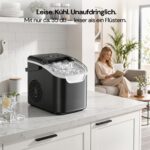 Kismile Eiswürfelmaschine – 11,8 kg/24h, 6 Min. Eiswürfel für Zuhause – Bild 5