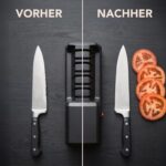 Cookery Elektrischer Messerschärfer 4-Stufen mit Diamantschliff – Professionelle Messerschleifmaschine – Bild 4
