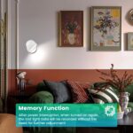 BOBOPAI 12W LED Wandleuchte mit Touch Control – Dimmbar & 360° drehbar für Schlafzimmer – Bild 5