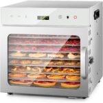Kwasyo Dörrautomat Edelstahl 8 Etagen – Profi-Trocknung für Obst, Gemüse & Fleisch