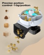 SOOFPET Futterautomat Katze & Hund mit WiFi APP – 3L automatische Futterstation – Bild 7