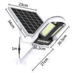INTELAMP Solar-Straßenleuchte 3000 LM mit Doppelsensor & Fernbedienung – Intelligente Bewegungserkennung – Bild 6