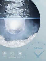 FOHERE Eiswürfelmaschine 14 kg – Kompakter Ice Maker mit 2 Grössen & Selbstreinigung – Bild 2