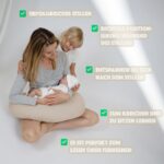 PaLulli® Stillkissen aus 100% Musselin-Baumwolle – Ergonomisch, waschbar & EU-zertifiziert – Bild 4