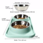L.D.Dog Katzenfutternäpfe mit Silikonmatte – Rutschfest & Auslaufsicher für Katzen – Bild 5