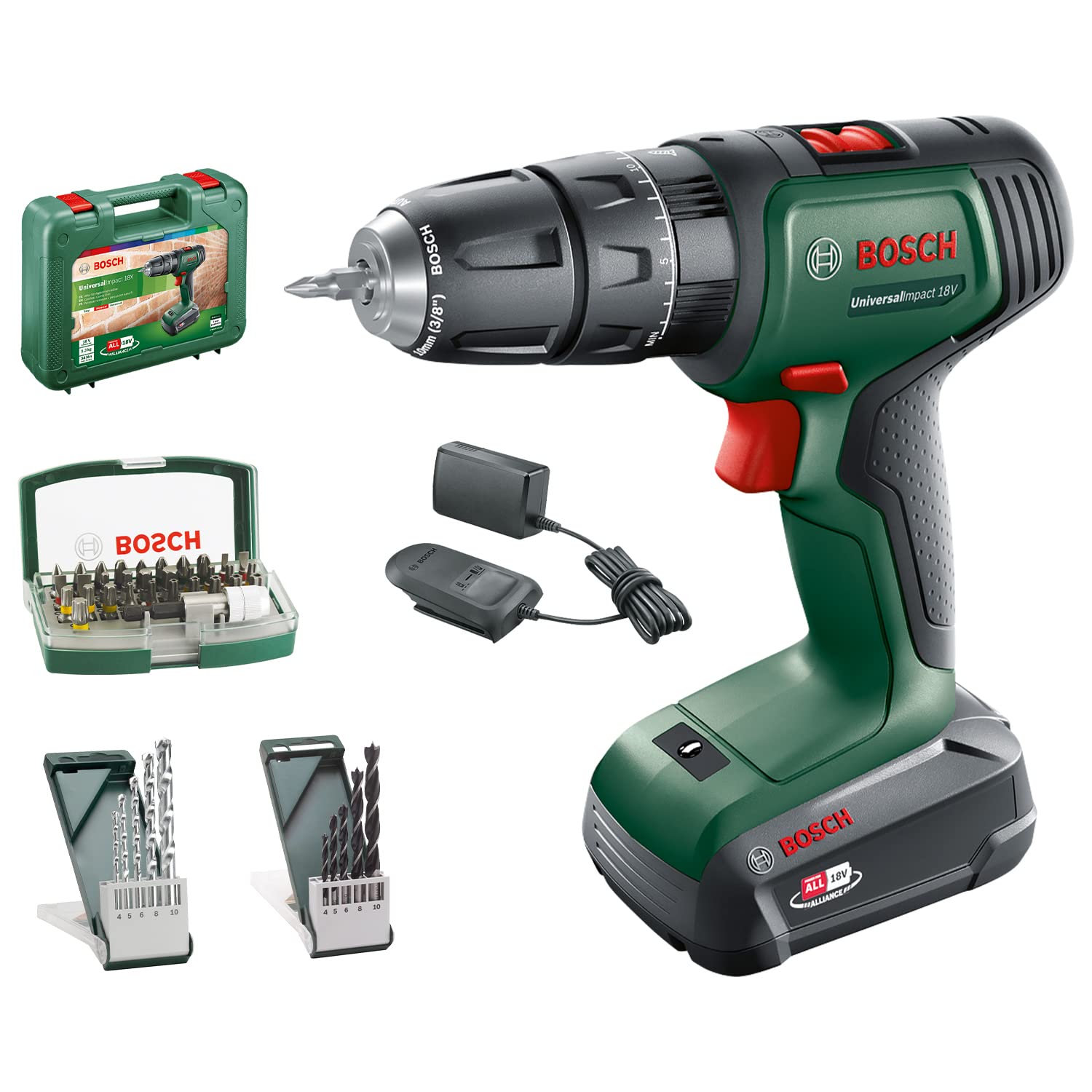 Bosch UniversalImpact 18V Akku Schlagbohrschrauber – Professionelle Leistung mit Koffer