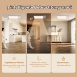 LED Deckenleuchte mit Bewegungsmelder & 12000mAh Akku – Fernbedienung für Innen – Bild 4