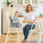 Ezebaby Hochstuhl 6 in 1 mit Holzbeinen – Multifunktionaler Kinderstuhl ab 6 Monate – Bild 7