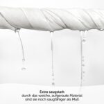 MAKIAN Moltontücher 80x80 cm 5er Set – Premium Flanell Baumwolle für Babys – Bild 4