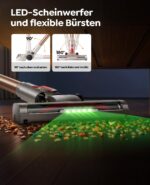 Honiture Clean Hero 12 Akkustaubsauger 650W/55kPa – Kabellos mit flexiblem Gelenk & LED-Licht – Bild 6
