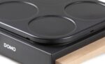 DOMO DO8717PN Pancake Maker für 6 Pancakes – PFAS-freie Antihaftbeschichtung mit Holzdesign – Bild 6