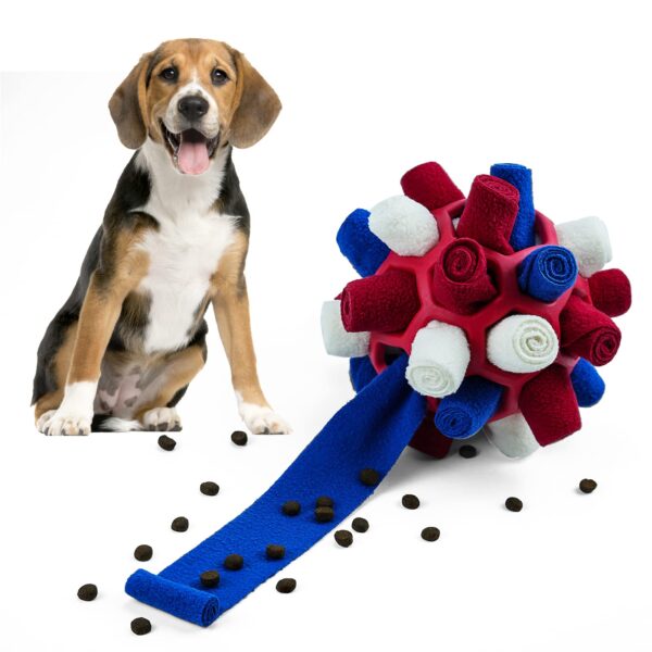 Larimuer Schnüffelball für Hunde – Interaktives Intelligenzspielzeug für kleine & mittlere Hunde