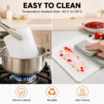 6er Set Silikon Dörrfolie mit Rand – Antihaft Backmatte für Dörrautomaten & Backofen – Bild 6