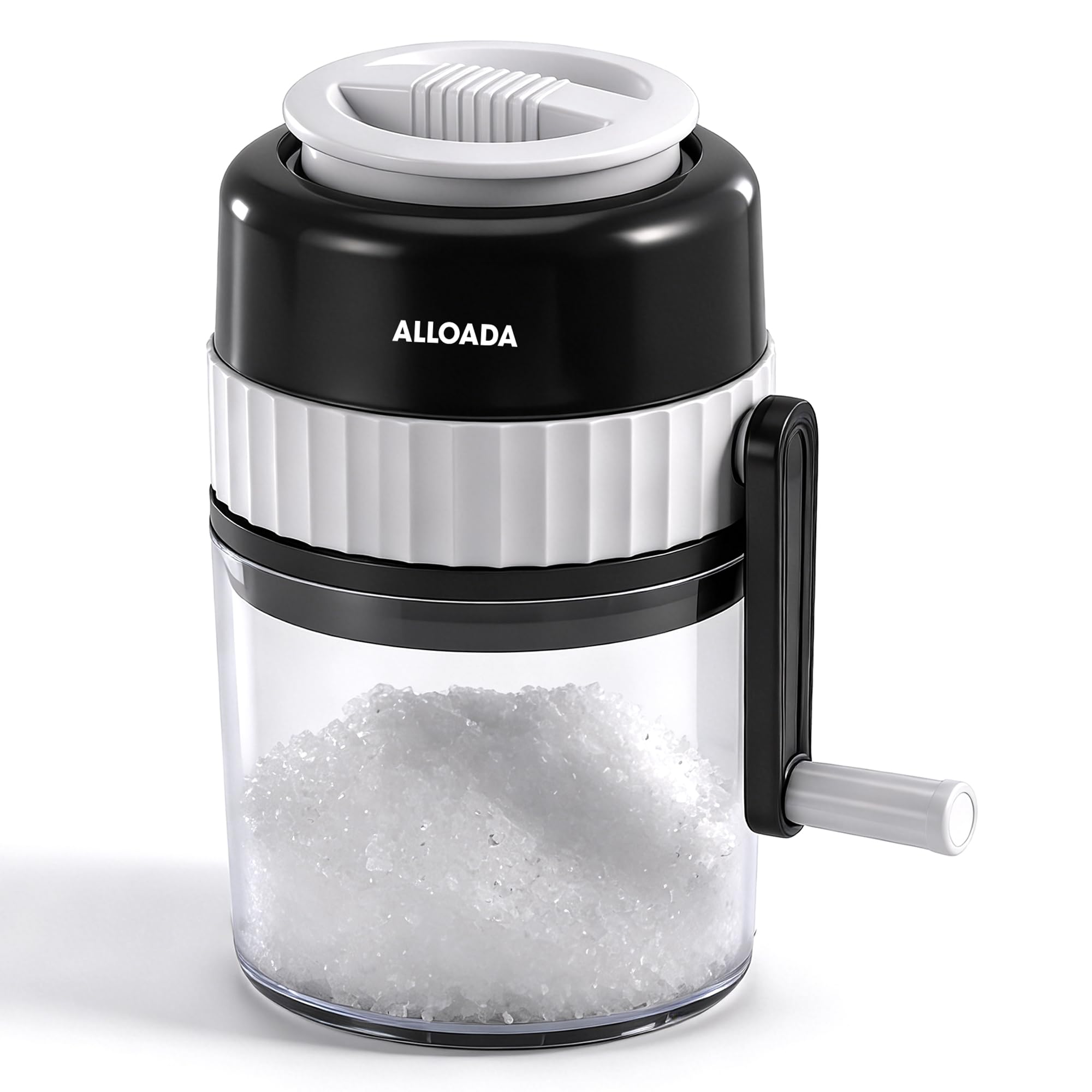 ALLOADA Manuelle Slush Maschine – Crushed Ice Maker ohne Strom für Partys & Camping