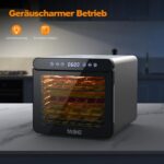 YASHE Edelstahl-Dörrautomat 9 Tabletts – Digitale Temperaturkontrolle & 48h Timer – Bild 8