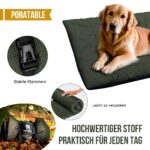 OneTigris Hundedecke 110 x 68 cm – Wasserdichtes Hundebett mit Tragegurt für Camping & Reisen – Bild 6