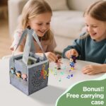 Givilio Tonie Shelf – Magnetisches Regal für bis zu 25 Figuren mit Transporttasche – Bild 5