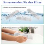 Herboom 28er Katzenbrunnen Filter Set – 5-fach Filtration für downypaws 2.5L – Bild 5