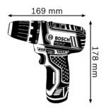 Bosch GSR 12V-15 Akku-Bohrschrauber – Kompaktes 12V System mit 2 Akkus & Zubehör – Bild 2