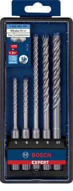 Bosch Professional Expert SDS plus-7X Hammerbohrer Set 5-10 mm – Stahlbeton – Bild 2