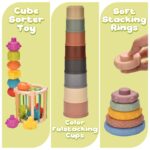 Majabike Montessoriii 7-in-1 Babyspielzeug-Set – 38-tlg. Motorikspielzeug ab 6 Monaten – Bild 5