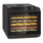 Klarstein Arizona Jerky Dörrautomat – 500W Dehydrator mit 6 Gittern & 35-70°C für Obst, Fleisch & Gemüse