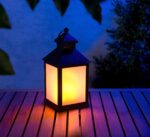 Lunartec LED-Laterne Outdoor mit Flammeneffekt & Timer – Stimmungslicht für Balkon & Terrasse – Bild 6