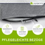 Juskys Hundebett Sheena M – Orthopädisches Hundesofa 72x60 cm, waschbar & rutschfest – Bild 5