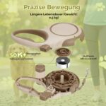 Ecofocet 8m Rollleine für Hunde bis 50kg – Einziehbare Hundeleine mit Anti-Verwicklung & Kotbeutelhalter – Bild 6