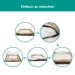 Emmi-pet Orthopädisches Hundebett 120x85cm – Ergonomisches Hundesofa für grosse Hunde – Bild 4
