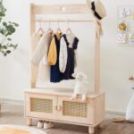 Wellong Samt-Kleiderbügel 35cm, 32er Set Rosa – Rutschfest für Babys & Kleinkinder – Bild 2