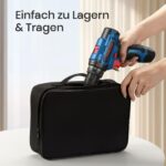 FAHEFANA 12V Akkuschrauber Set mit 25Nm Drehmoment – Kompakter Bohrschrauber mit 24-tlg Zubehör – Bild 3