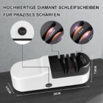 SOARFLY Elektrischer Messerschärfer – Professionelle Schärfe in 30 Sekunden für alle Messertypen – Bild 2