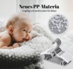 24er Set mitwachsende Kinderkleiderbügel – ausziehbar von 27,5–37 cm für Neugeborene bis Teenager – Bild 4