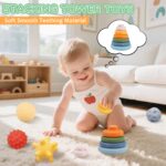 Plunack 24-teiliges Montessori Babyspielzeug Set – Sensorisches Lernspielzeug ab 18 Monate – Bild 5