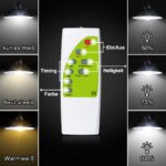 INTELAMP Solar-Hängelampe mit Fernbedienung – LED Pendelleuchte für Aussen & Innen – Bild 5