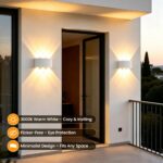 Lightsjoy LED Wandleuchte 6W Warmweiss – IP65 Wasserdicht Aluminium für Innen & Aussen – Bild 6
