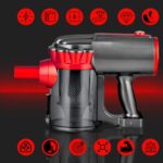 Retoo 2in1 Stielstaubsauger 600 W Zyklon – Beutellos mit Handstaubsauger-Funktion – Bild 3