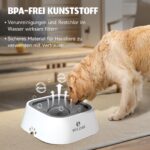 ELS PET Hundenapf 1L mit Schwimmdeckel – Auslaufsicher für Auto & Zuhause – Bild 3