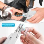 WWVVPET Nagelknipser mit LED-Licht – Professionelle Krallenschere für Hunde & Katzen – Bild 7