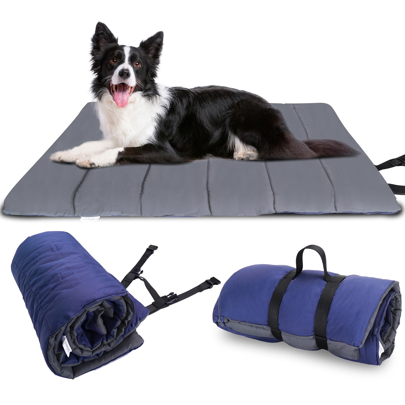 Nobleza Wasserdichte Hundematte 110x68 cm – Faltbare Reisedecke für Hunde & Outdoor