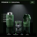 MALXON 3-in-1 Trinkflasche 300 ml – Wasserflasche, Futterbehälter & Trinknapf für Hunde – Bild 5