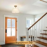 CALOKES Runde Leinen Deckenlampe mit 3 × E27 – Dimmbare Semi-Flush Deckenleuchte – Bild 6